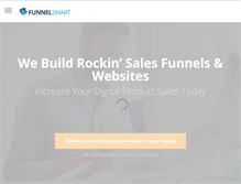 Tablet Screenshot of funnelsmart.com
